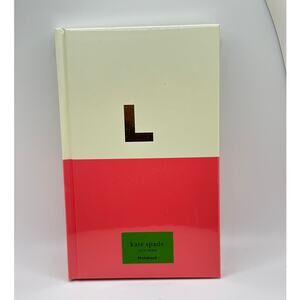 "L" Kate Spade Initial Notebook- brand new!